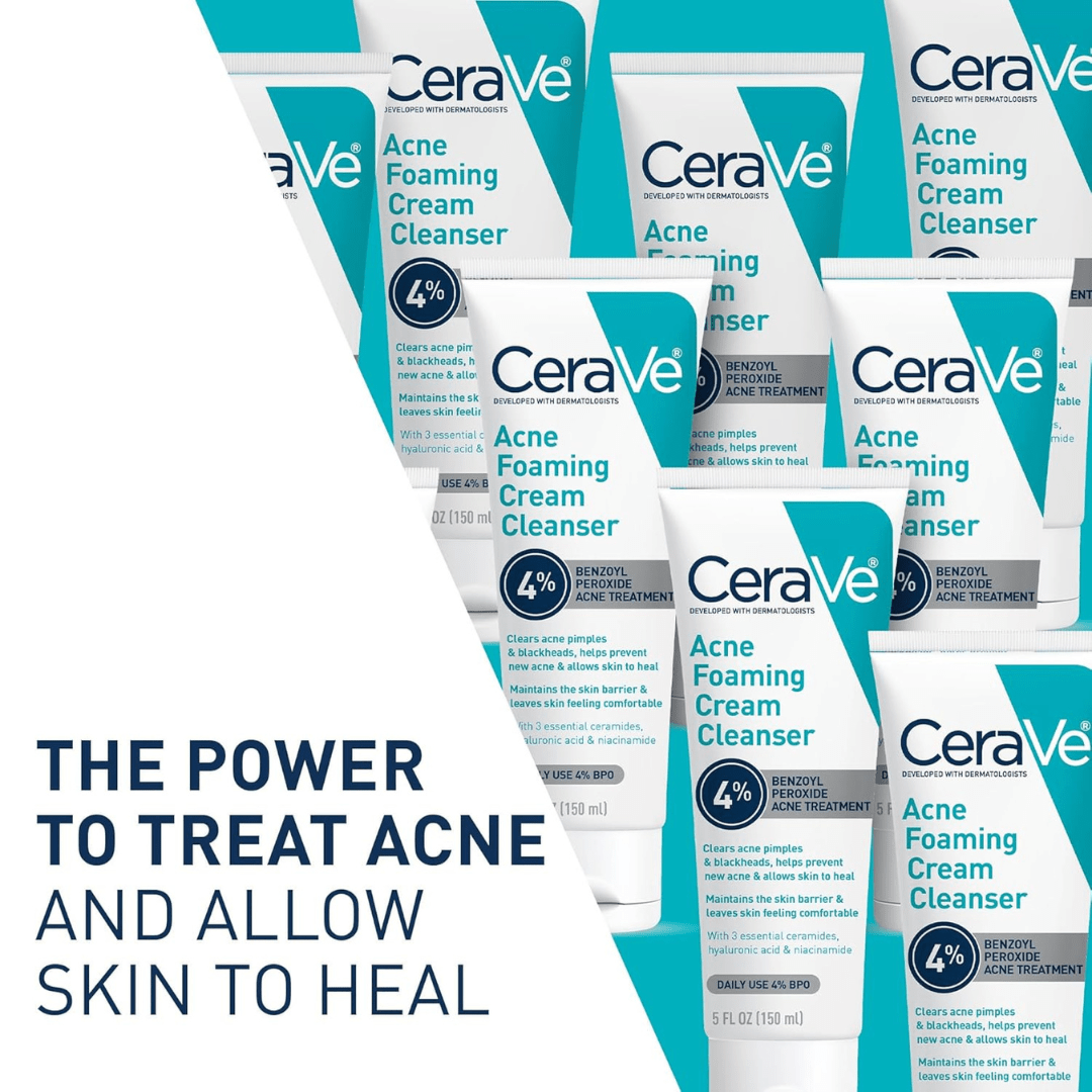 CeraVe Acne Control Foaming Face Cleanser 4%